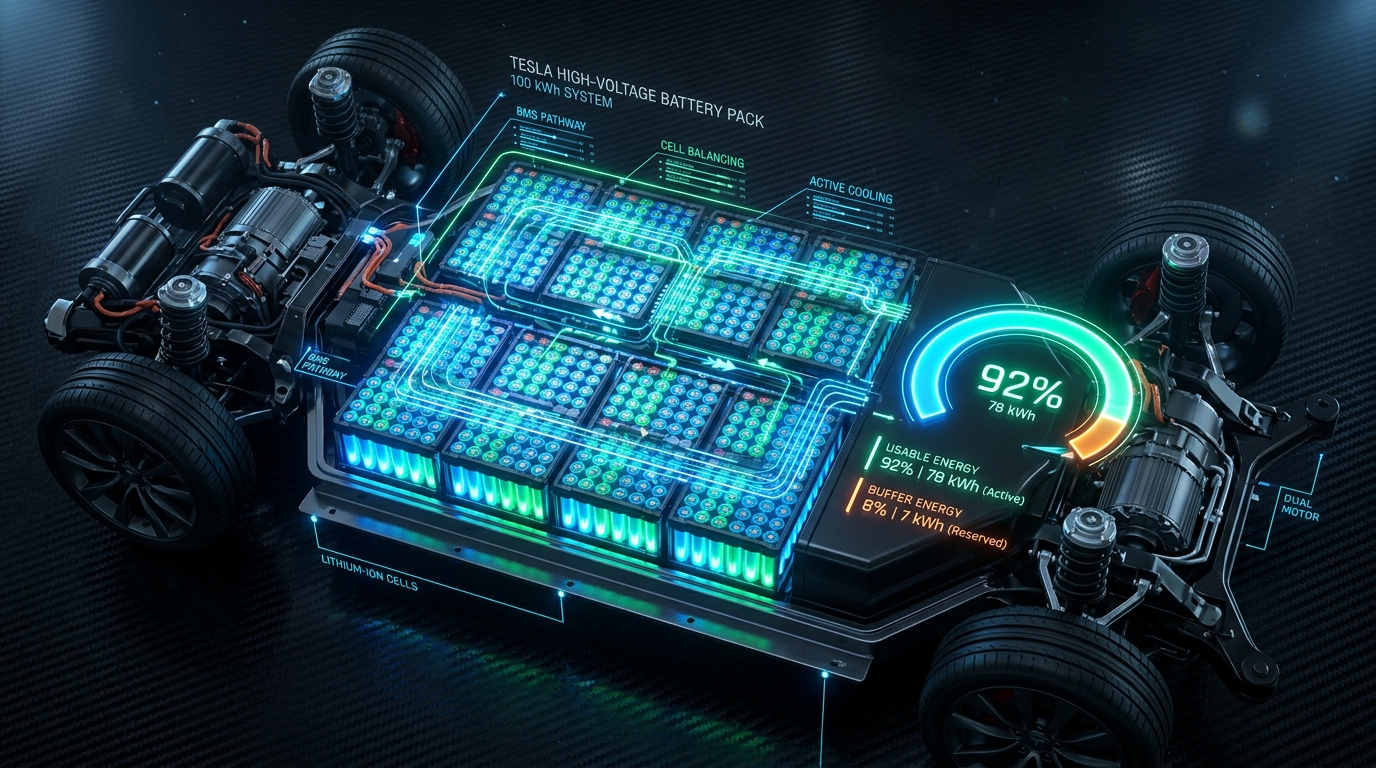kW vs kWh Buffer Tesla
